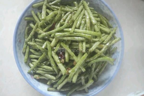 干煸豇豆的做法图解5