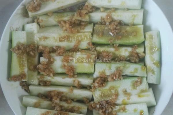 蒜蓉丝瓜的做法图解4