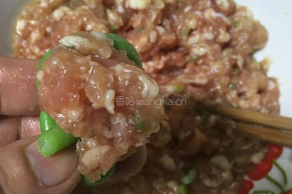 豇豆酿肉的做法图解5