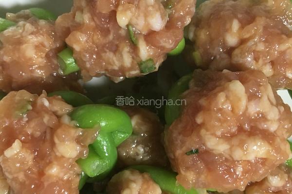 豇豆酿肉的做法图解6