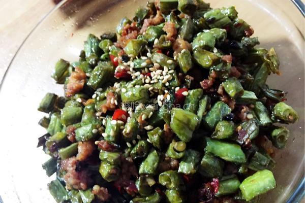 肉沫豆角的做法图解7