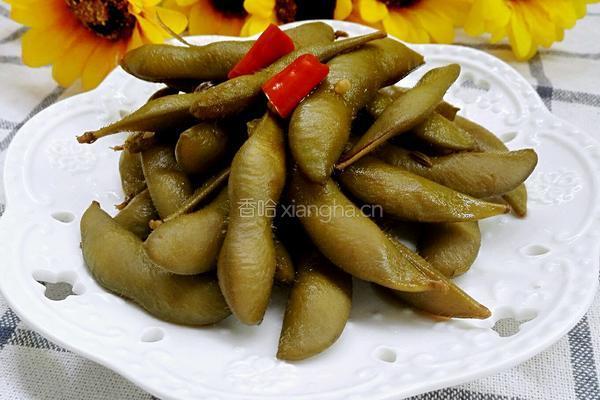 卤毛豆电饭锅版的做法图解5