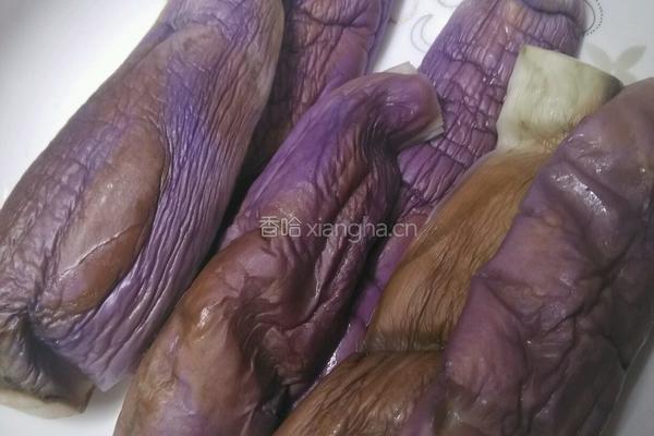 双椒手撕茄的做法图解3