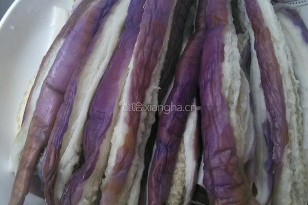双椒手撕茄的做法图解4