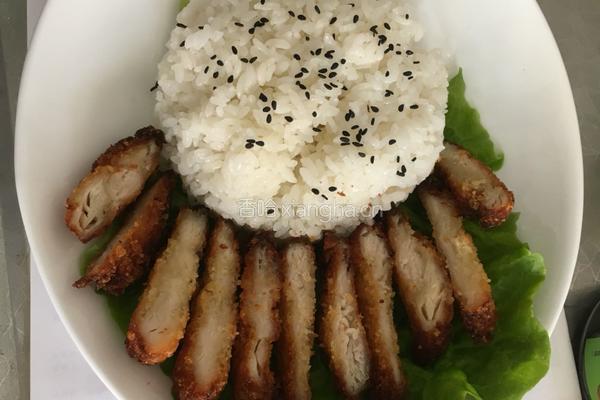 香酥鸡排饭的做法图解4