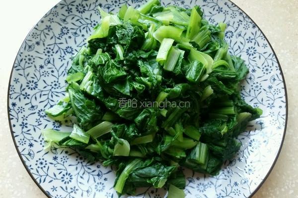 土豆泥小白菜的做法图解2