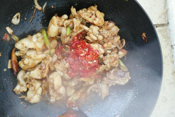 剁椒牛蛙的做法图解5