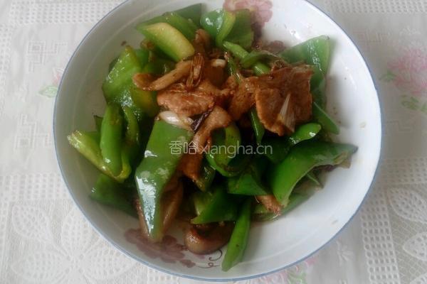 双椒炒肉