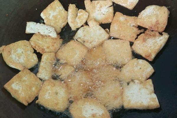 煎烧豆腐的做法图解3