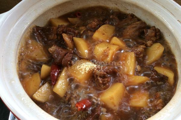 土豆炖牛腩的做法图解20