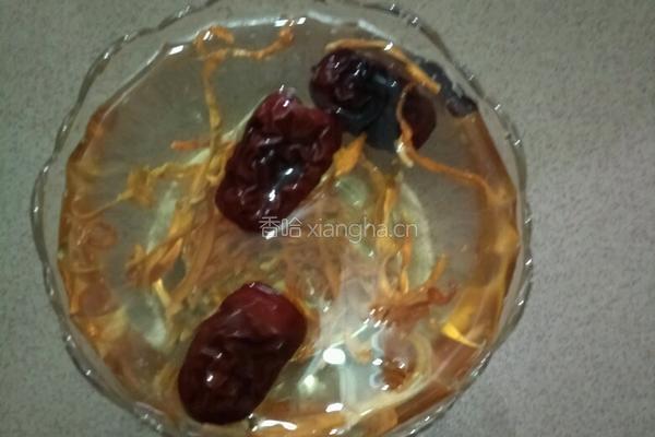 虫草花煲土鸡汤的做法图解2