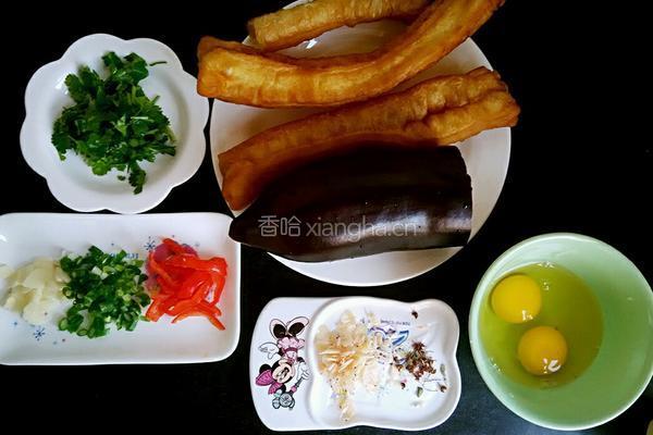 油条遇到茄子的做法图解1