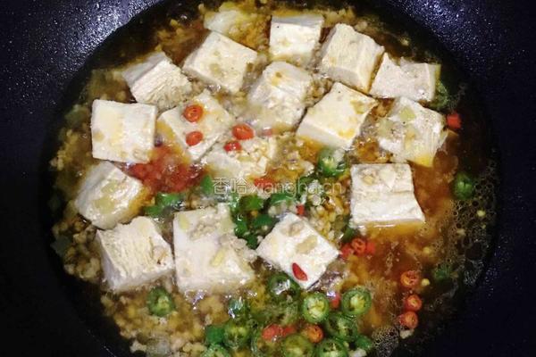 肉沫炖冻豆腐的做法图解7