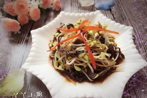 凉拌黄豆芽的做法图解4