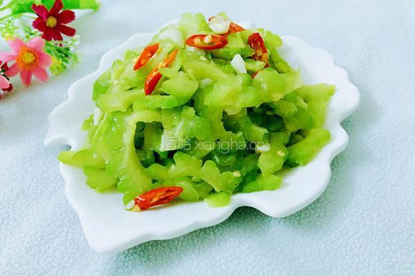 炒苦瓜的做法图解9