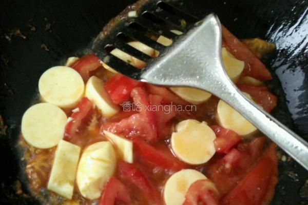 日本豆腐炒西红柿鸡蛋的做法图解4