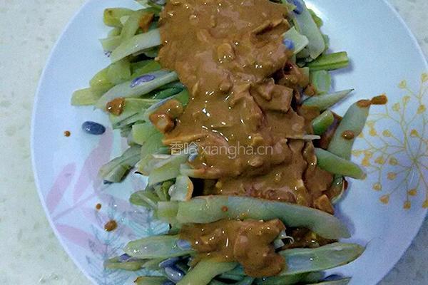 麻汁蒜泥拌芸豆的做法图解5