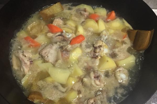 鸡肉咖喱的做法图解6