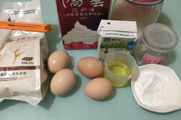 奶油蛋糕卷的做法图解1