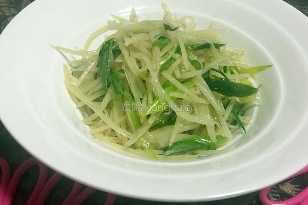 小葱炒土豆丝的做法图解4