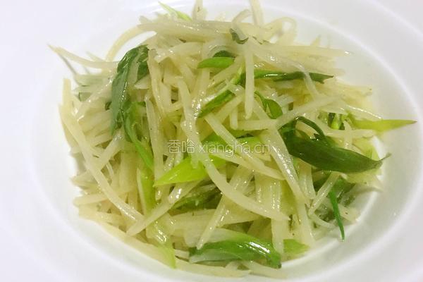 小葱炒土豆丝的做法图解5