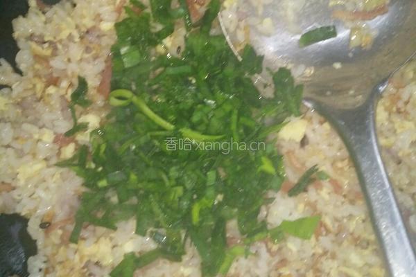 培根蛋炒饭的做法图解8