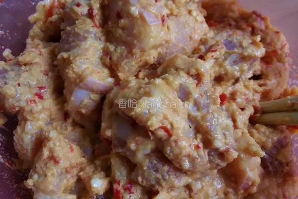 土家酸辣粉蒸肉的做法图解6