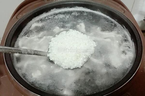 皮蛋瘦肉粥的做法图解9