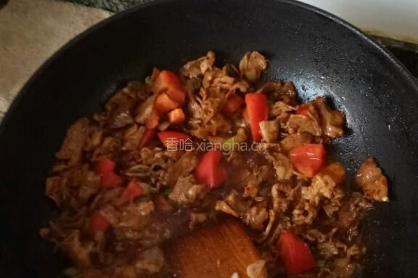 牛肉炒茭瓜的做法图解8
