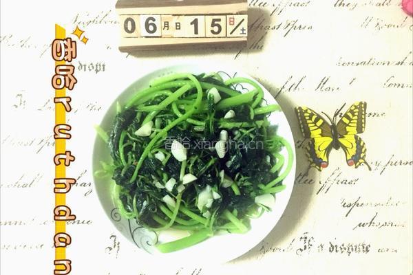 蒜香白苋菜的做法图解6
