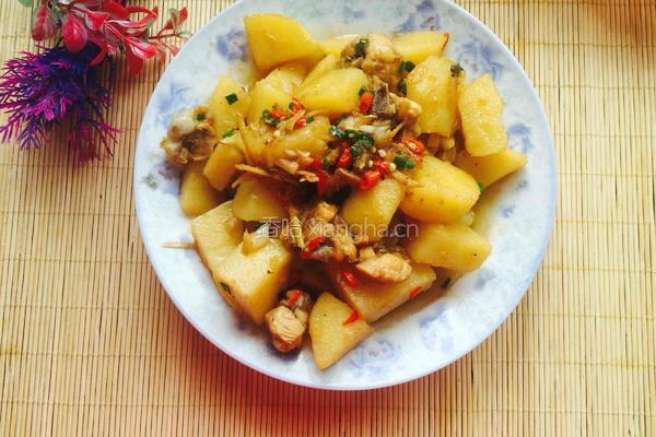 土豆烧鸡的做法图解12
