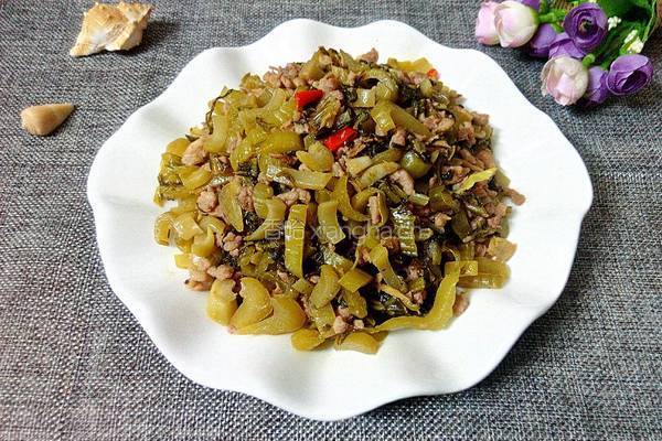 酸菜肉沫的做法图解7