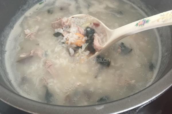 皮蛋瘦肉粥的做法图解10