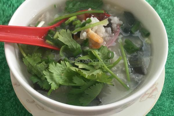皮蛋瘦肉粥的做法图解13