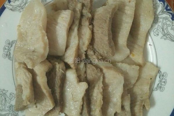 老干妈拌白切肉的做法图解6