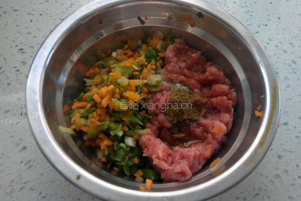 盘龙肉饼的做法图解2