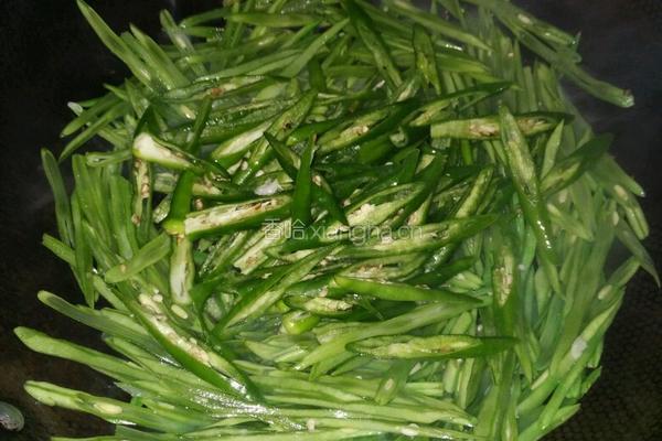尖椒炒刀豆的做法图解6
