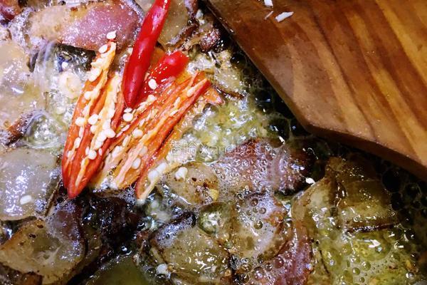 四季豆炒腊肉的做法图解6