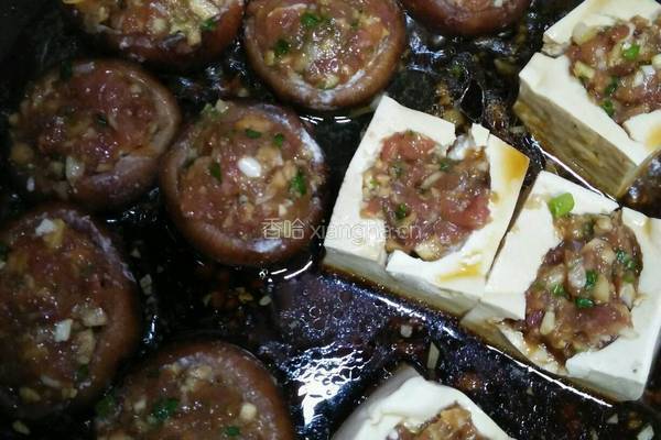 香菇酿肉和豆腐酿肉的做法图解10