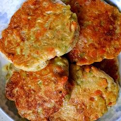 茄子火腿鸡蛋饼的做法[图]