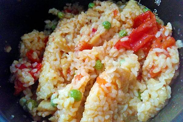 电饭煲番茄饭(懒人饭)的做法图解13