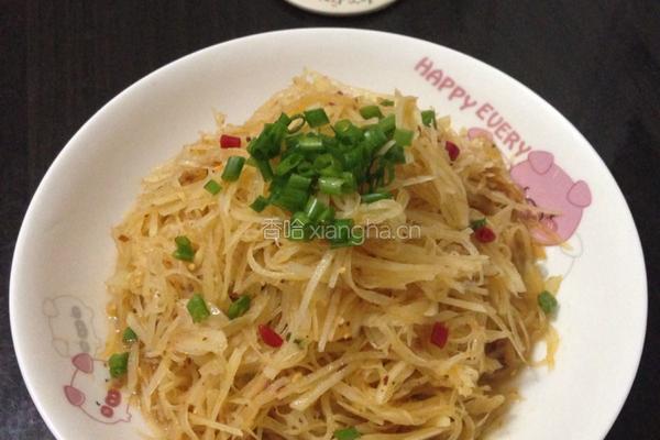 凉拌麻辣土豆丝的做法图解10