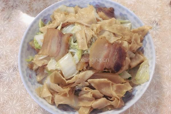 大白菜炒人造肉的做法图解8