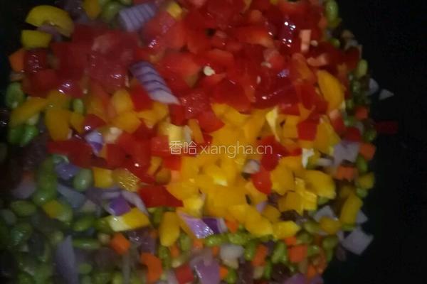 七彩腊味豆的做法图解7