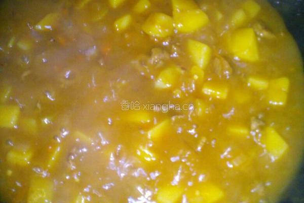 土豆咖喱鸭肉饭的做法图解11
