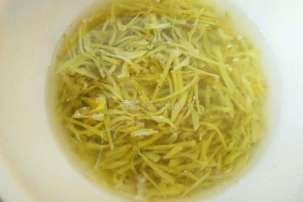 榨菜肉丝的做法图解2