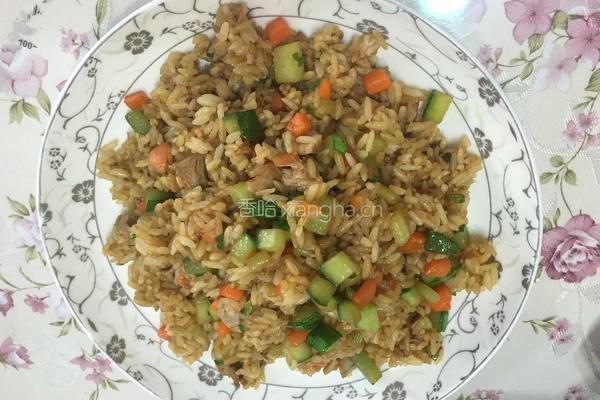 酱油炒饭的做法图解5