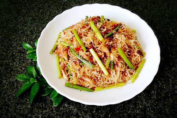 炒米粉的做法图解4
