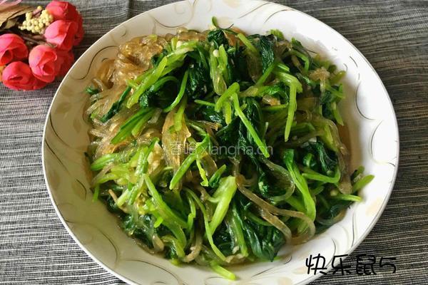 菠菜粉条的做法图解8