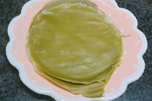抹茶榴莲千层蛋糕的做法图解12